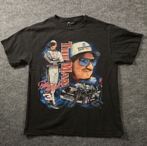 Vintage Kids‎ Dale Earnhardt "The Man" T-Shirt Size Medium Color Black